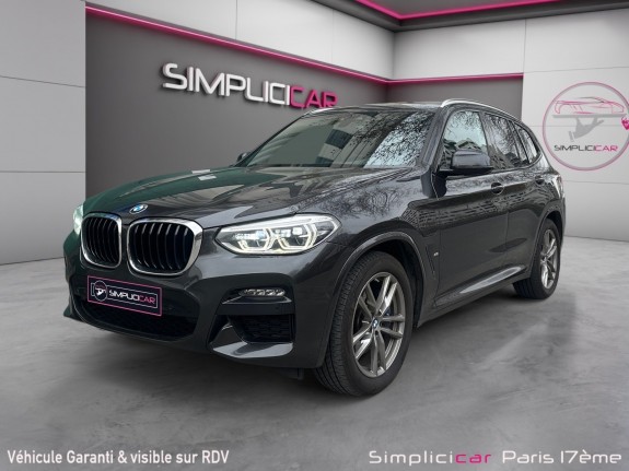 Bmw x3 g01 xdrive 30e 292ch bva8 m sport sellerie cuir / camera de recule / carplay / sièges électriques occasion paris...
