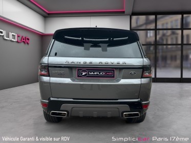 Land rover range rover sport sport/toit ouvrant/ car play / sieges chauffant / entretient range rover occasion paris 17ème...