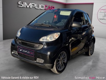 Smart fortwo cabrio 84ch passion occasion  simplicicar nice - pfvauto simplicicar simplicibike france