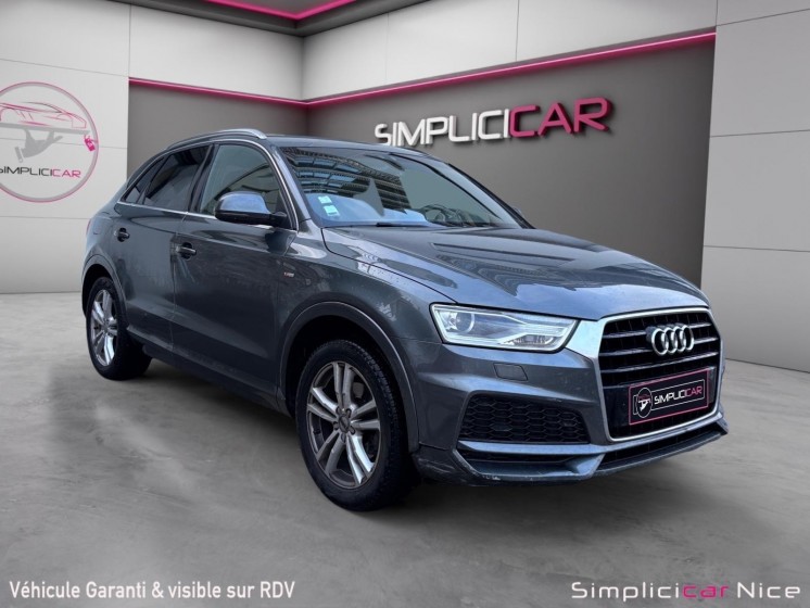 Audi q3 1.4 tfsi 150 s tronic 6 s line occasion  simplicicar nice - pfvauto simplicicar simplicibike france