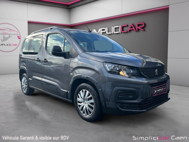 Peugeot rifter standard bluehdi 100 bvm5 active - suivi peugeot - garantie 12 mois occasion simplicicar caen  simplicicar...