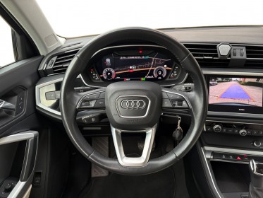 Audi q3 35 tfsi 150 ch s tronic 7 design luxe bleu cosmos caméra de recul toit ouvrant garantie 12 mois occasion simplicicar...