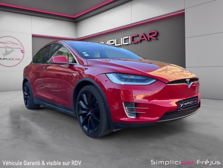 Tesla model x 90 kwh all-wheel drive soh 94% garantie 12 mois occasion simplicicar frejus  simplicicar simplicibike france