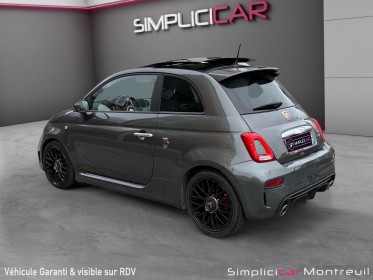 Abarth 595 my16 1.4 turbo 16v t-jet 165 ch bva5 turismo/garantie 12 mois/suivi, historique complet/carplay/toit ouvrant...