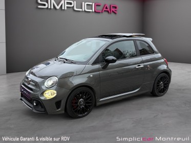 Abarth 595 my16 1.4 turbo 16v t-jet 165 ch bva5 turismo/garantie 12 mois/suivi, historique complet/carplay/toit ouvrant...