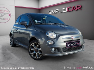 Fiat 500 1.2 8v 69 ch s siege en cuir radar de recul garantie 12 mois occasion simplicicar frejus  simplicicar simplicibike...