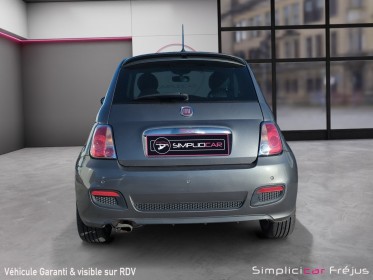 Fiat 500 1.2 8v 69 ch s siege en cuir radar de recul garantie 12 mois occasion simplicicar frejus  simplicicar simplicibike...