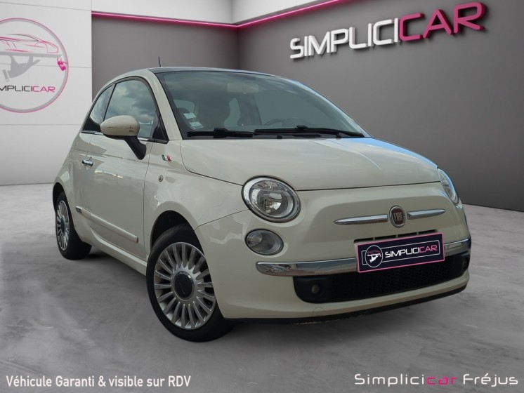 Fiat 500 1.2 8v 69 ch lounge garantie 12mois occasion simplicicar frejus  simplicicar simplicibike france