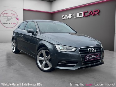 Audi a3 a3 1.8 tfsi 180 s line s tronic 7 - turbo neuf - attelage - garantie 12 mois occasion simplicicar lyon nord...
