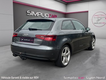 Audi a3 a3 1.8 tfsi 180 s line s tronic 7 - turbo neuf - attelage - garantie 12 mois occasion simplicicar lyon nord...