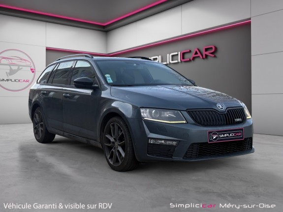 Skoda octavia combi 2.0 tdi 184 ch fap rs véhicule suivi caméra de recul toit panoramique garantie 12 mois occasion...