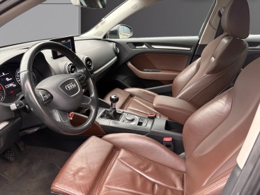 Audi a3 sportback 1.6 tdi 110 ambition luxe, sièges chauffants sport marron, radar av/ar, garantie 12 mois occasion...