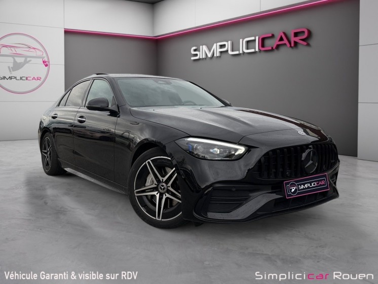 Mercedes classe c 220 d 9g-tronic amg line / garantie constructeur 26/04/2026 /toit ouvrant occasion simplicicar rouen...