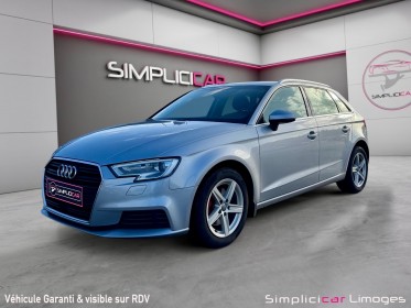 Audi a3 sportback 1.6 tdi 116 design apple car play garantie 12 mois occasion simplicicar limoges  simplicicar simplicibike...
