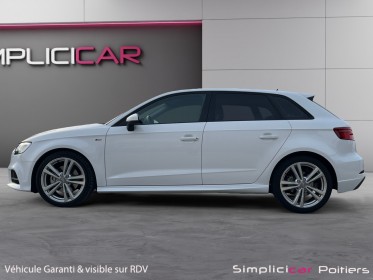 Audi a3 sportback s-line 40 tfsi 190 carplay sièges et volant chauffants régulateur de vitesse garantie 12 mois occasion...