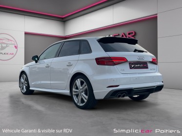 Audi a3 sportback s-line 40 tfsi 190 carplay sièges et volant chauffants régulateur de vitesse garantie 12 mois occasion...