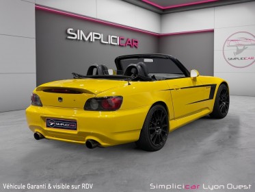 Honda s2000 roadster ap1 2.0 vtec 240ch spa yellow pearl occasion simplicicar lyon ouest simplicicar simplicibike france