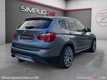 Bmw x3 f25 lci xdrive30d 258ch xline a / suivi bmw / caméra de recul / siège chauffant occasion simplicicar lille ...