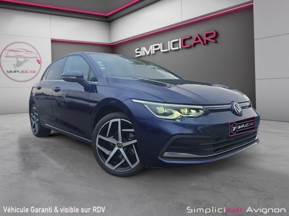 Volkswagen golf viii 1.5 etsi opf 150 dsg7 style 1st  entretien a jour occasion avignon (84) simplicicar simplicibike france