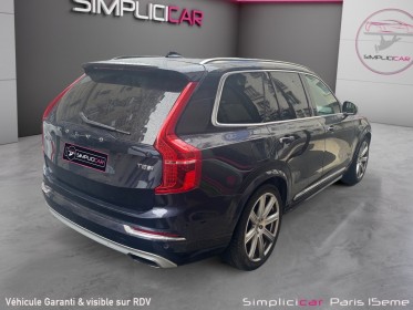 Volvo xc90 t8 twin engine 32087 ch geartronic 7pl inscription luxe occasion paris 15ème (75) simplicicar simplicibike france