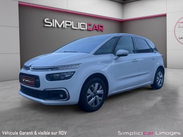 Citroen c4 spacetourer bluehdi 130 ss bvm6 feel sièges chauffants garantie 12 mois occasion simplicicar limoges  simplicicar...