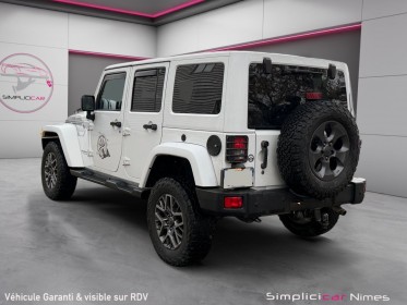 Jeep wrangler 2.8 crd 200  unlimited - caméra de recul - garantie 12 mois occasion simplicicar nimes - rb auto simplicicar...
