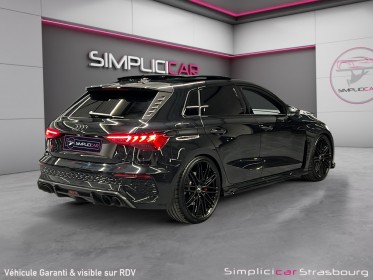 Audi rs3 sportback 2.5 tfsi 400 s tronic 7 quattro abt 1/200 malus payÉ - toit panoramique - matrix - bo - camÉra -......