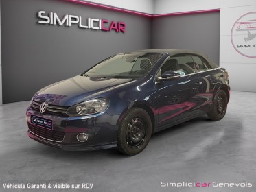 Volkswagen golf cabriolet 2.0 tdi 140 carat dsg6 - radar avant/arrière - alcantara - régulateur - sièges avant...