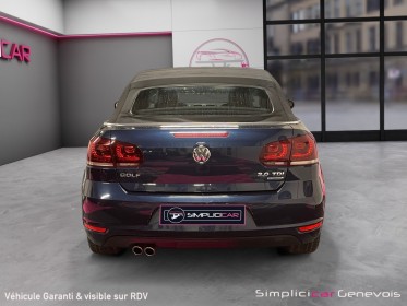 Volkswagen golf cabriolet 2.0 tdi 140 carat dsg6 - radar avant/arrière - alcantara - régulateur - sièges avant...