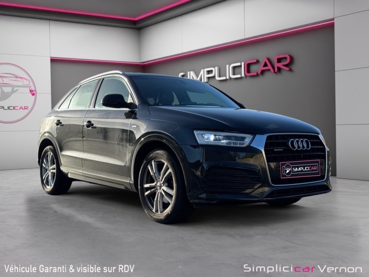 Audi q3 q3 2.0 tdi 177 ch quattro s line s tronic 7 /suivi audi complet/accèsdémarrage sans clefs/coffre... occasion...