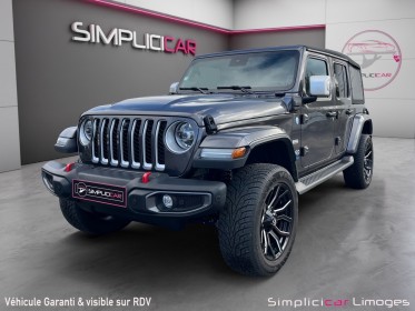 Jeep wrangler unlimited 4xe 2.0 l t 380 ch phev 4x4 bva8 overland garantie 12 mois occasion simplicicar limoges  simplicicar...