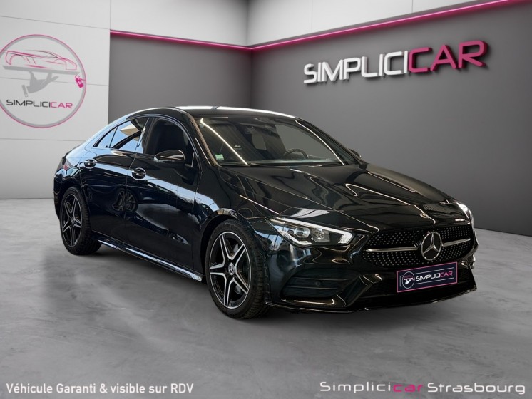 Mercedes cla coupe 220 d 8g-dct amg line camera de recul - jantes 18 - suivi disponible occasion simplicicar strasbourg...
