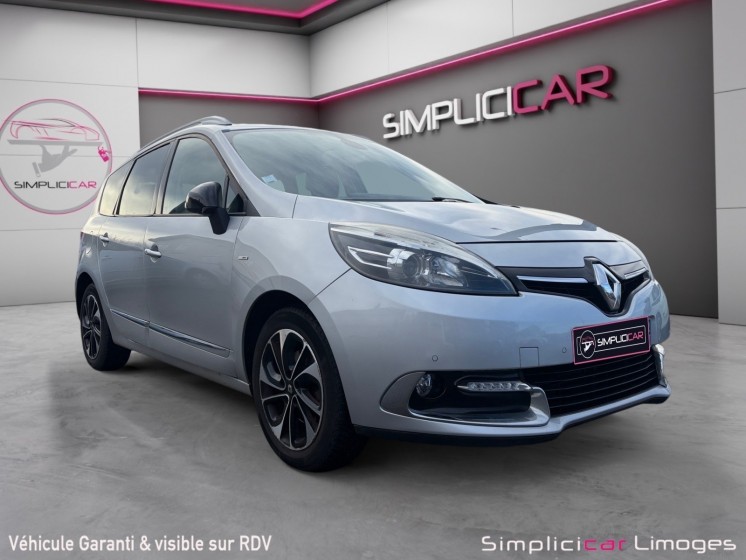 Renault grand scenic iii dci 130 energy bose edition 7 places première main garantie 12 mois occasion simplicicar limoges ...