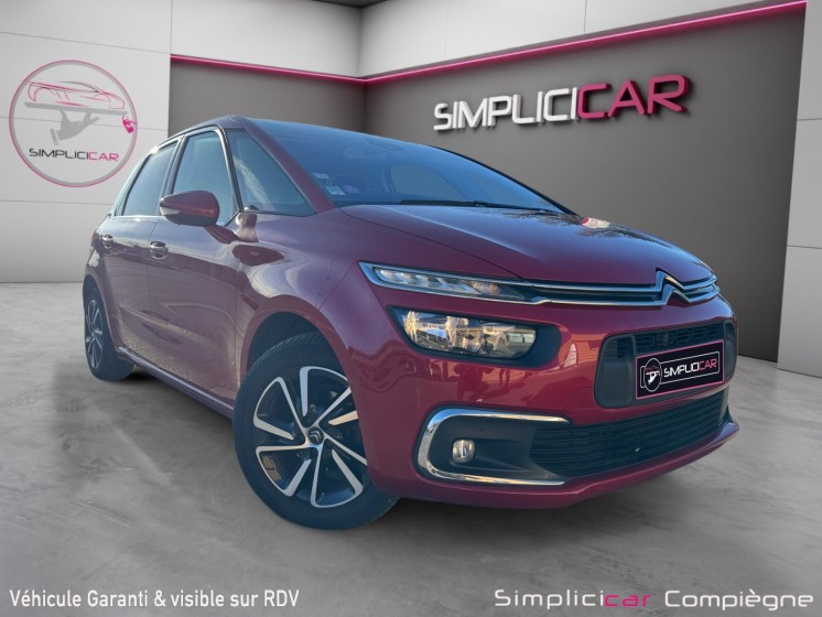 Citroen grand c4 spacetourer puretech 130 ss eat6 feel - carplay - suivi à jour - faible km occasion simplicicar compiegne...