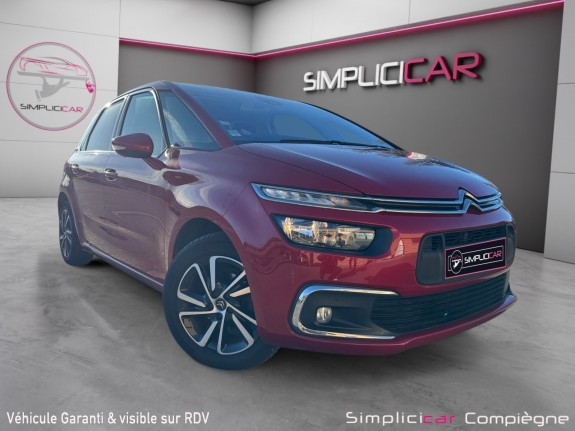 Citroen grand c4 spacetourer puretech 130 ss eat6 feel - carplay - suivi à jour - faible km occasion simplicicar compiegne...