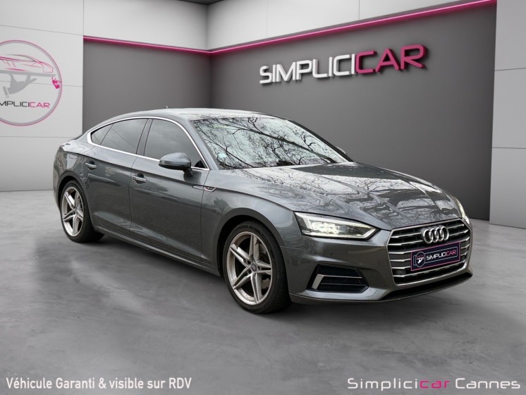 Audi a5 sportback 2.0 tdi 150 s tronic 7 s line occasion cannes (06) simplicicar simplicibike france