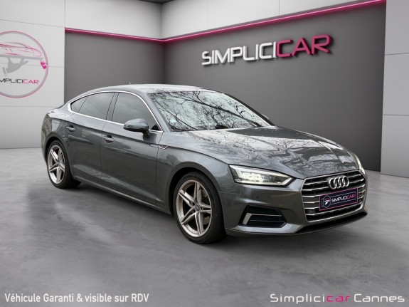 Audi a5 sportback 2.0 tdi 150 s tronic 7 s line occasion cannes (06) simplicicar simplicibike france