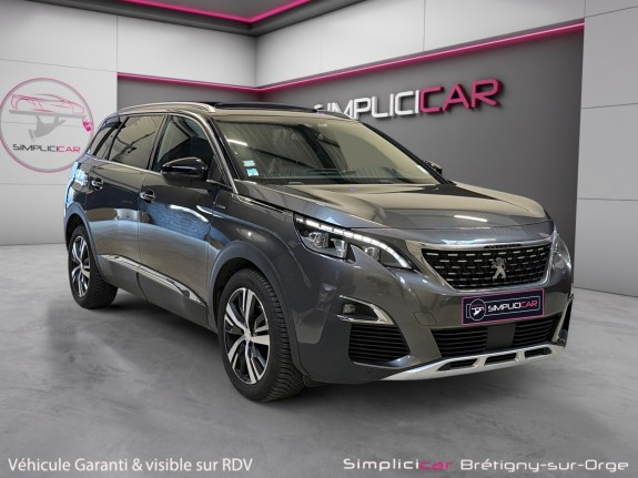 Peugeot 5008 180ch eat8 gt line toit ouvrant caméra carplay garantie 12 mois occasion simplicicar bretigny-sur-orge...