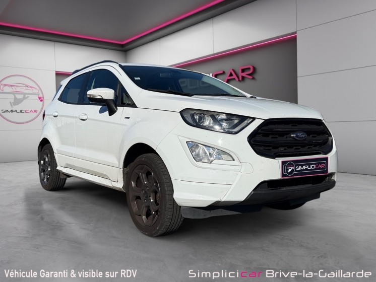 Ford ecosport 1.0 ecoboost 125 bvm6 st-line garantie 12 mois occasion simplicicar brive la gaillarde  simplicicar...