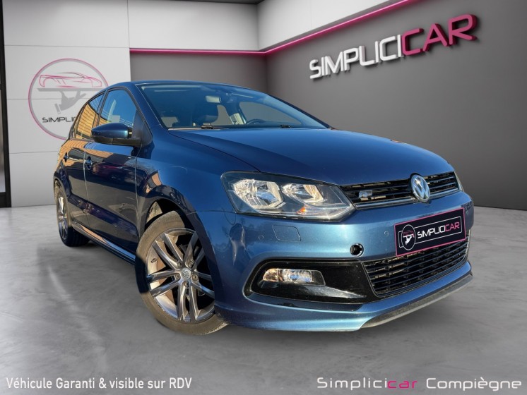 Volkswagen polo 1.4 tdi 90 bmt dsg7 r-line - carplay - suivi à jour - faible km occasion simplicicar compiegne simplicicar...