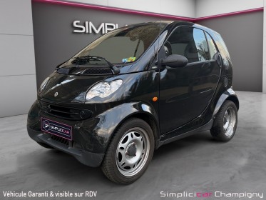Smart smart fortwo coupe coupe 50 ch pure - entretien smart - radio cd occasion champigny-sur-marne (94) simplicicar...