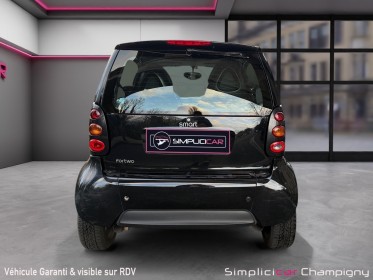 Smart smart fortwo coupe coupe 50 ch pure - entretien smart - radio cd occasion champigny-sur-marne (94) simplicicar...