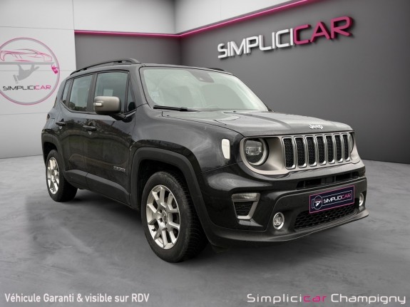 Jeep renegade 120 ch bvm6 limited - caméra de recul - démarrage sans clé - bluetooth occasion champigny-sur-marne (94)...