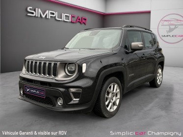 Jeep renegade 120 ch bvm6 limited - caméra de recul - démarrage sans clé - bluetooth occasion champigny-sur-marne (94)...