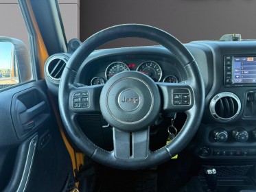 Jeep wrangler sahara 3.6 v6 284 ch 4x4 - suivi complet - kit gpl homologuÉ - toit souple  dur - garantie 12 mois occasion...