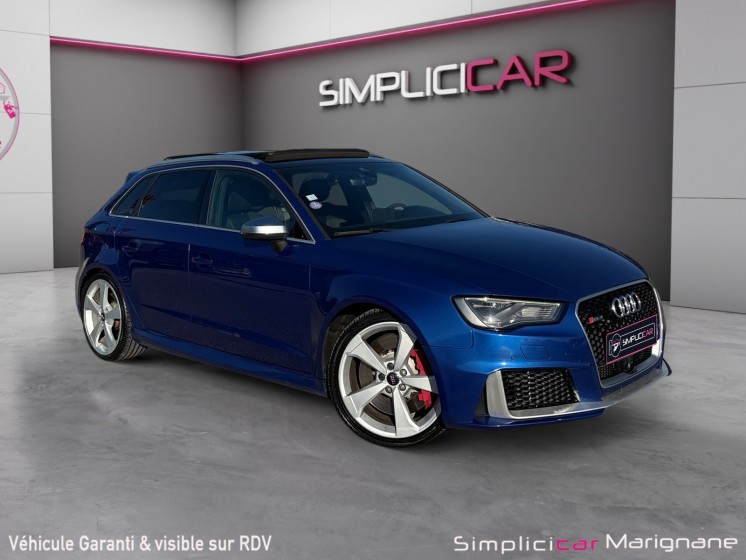 Audi rs3 sportback quattro 367ch - francaise - suivi audi complet - toit ouvrant - bangolusfen - camera de recul -...