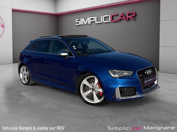 Audi rs3 sportback quattro 367ch - francaise - suivi audi complet - toit ouvrant - bangolusfen - camera de recul -...