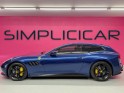 Ferrari gtc4 lusso v12 bleu tour de france - interieur rosso ferrari - sort de revision ferrari - 4 pneus neufs - visible...