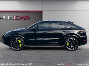 Porsche cayenne coupe e-hybrid 4.0 v8 680 ch turbo s - acc - carplay - pdls  - angles mort - sièges 18 positions...