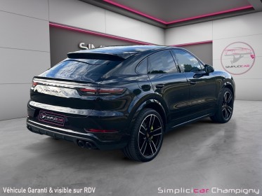Porsche cayenne coupe e-hybrid 4.0 v8 680 ch turbo s - acc - carplay - pdls  - angles mort - sièges 18 positions...